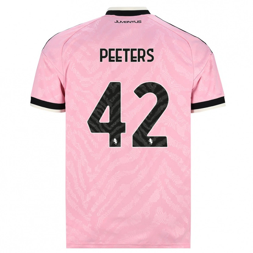 Danxen Kvinnor Daouda Peeters #42 Rosa Svart Bortatröja Matchtröjor 2026/27 Tröjor T-Tröja
