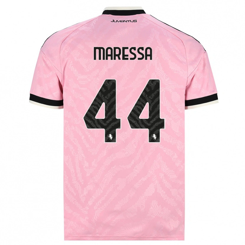Danxen Kvinnor Tommaso Maressa #44 Rosa Svart Bortatröja Matchtröjor 2026/27 Tröjor T-Tröja