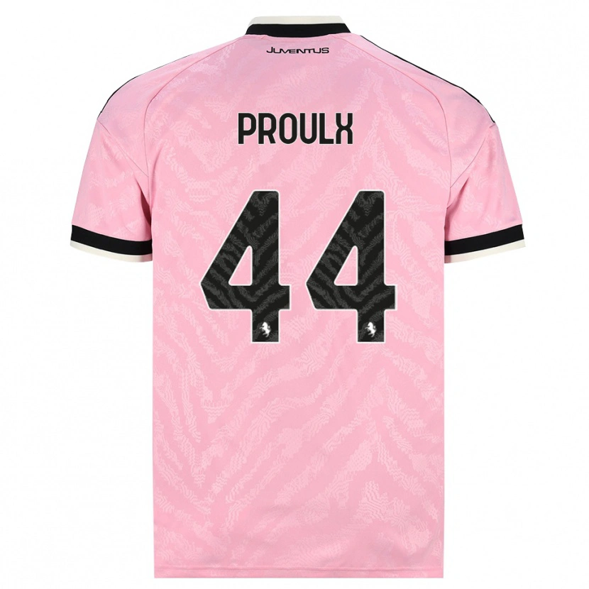 Danxen Kvinnor Lysianne Proulx #44 Rosa Svart Bortatröja Matchtröjor 2026/27 Tröjor T-Tröja