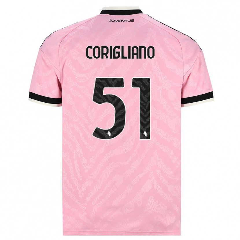 Danxen Kvinnor Thomas Corigliano #51 Rosa Svart Bortatröja Matchtröjor 2026/27 Tröjor T-Tröja