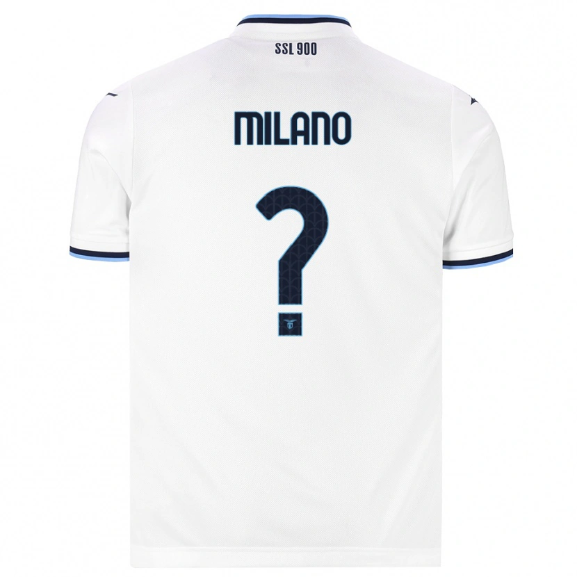 Danxen Kvinnor Alessandro Milano #0 Vit Marinblå Bortatröja Matchtröjor 2026/27 Tröjor T-Tröja