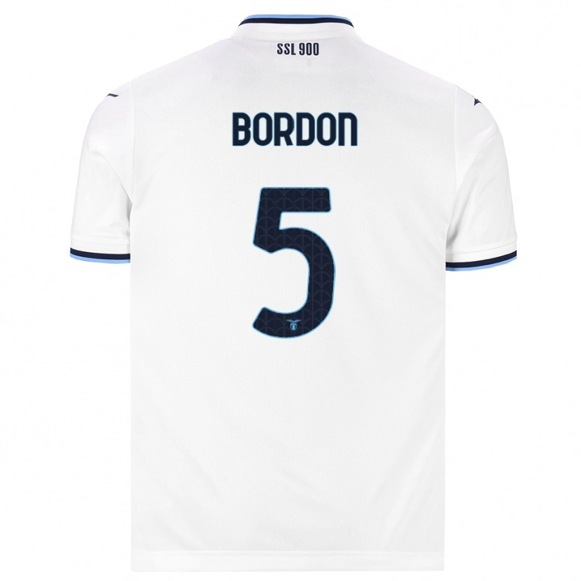 Danxen Kvinnor Ricardo Bordon #5 Vit Marinblå Bortatröja Matchtröjor 2026/27 Tröjor T-Tröja