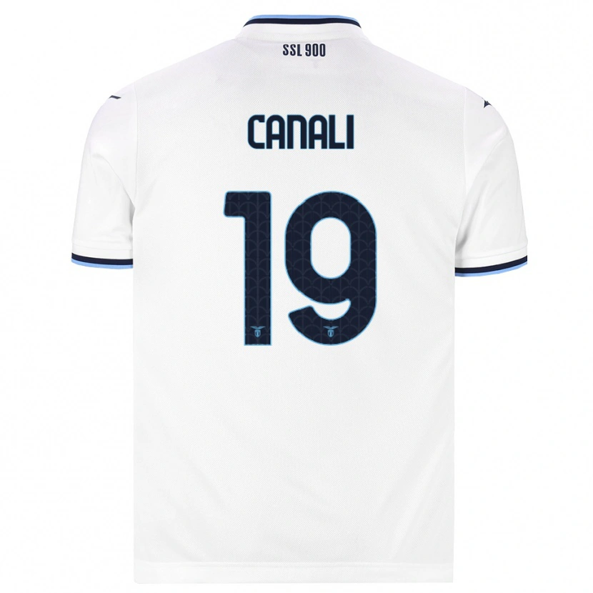 Danxen Kvinnor Giorgio Canali #19 Vit Marinblå Bortatröja Matchtröjor 2026/27 Tröjor T-Tröja