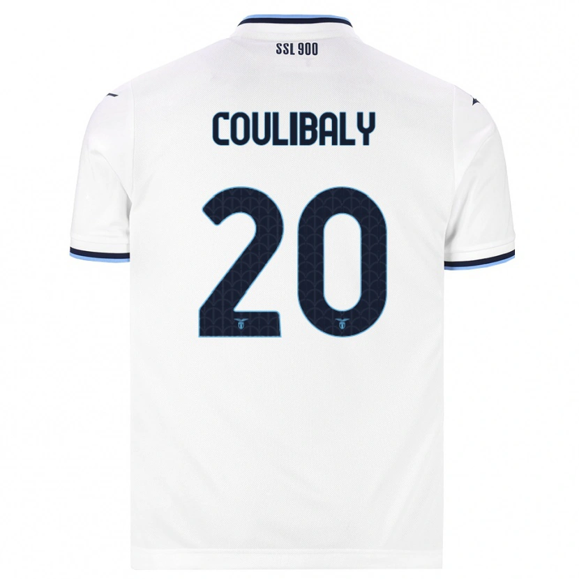 Danxen Kvinnor Larsson Coulibaly #20 Vit Marinblå Bortatröja Matchtröjor 2026/27 Tröjor T-Tröja