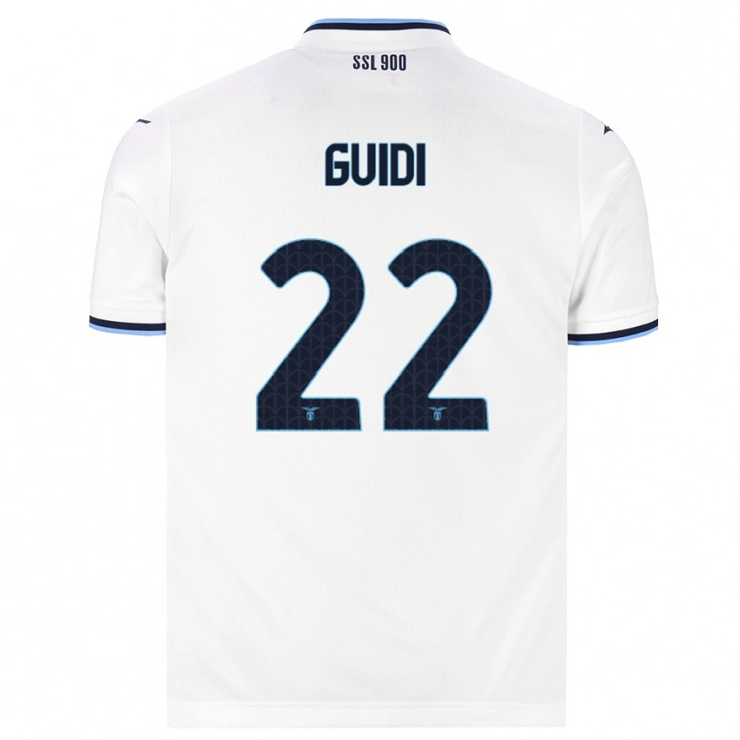 Danxen Kvinnor Emma Guidi #22 Vit Marinblå Bortatröja Matchtröjor 2026/27 Tröjor T-Tröja