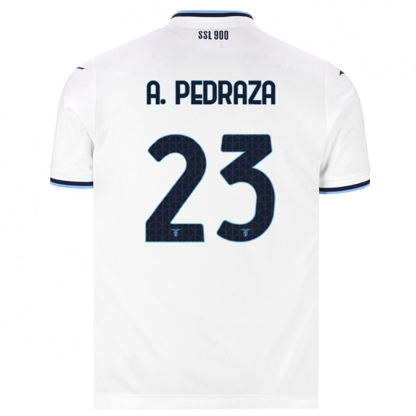 Danxen Kvinnor Alfonso Pedraza #23 Vit Marinblå Bortatröja Matchtröjor 2026/27 Tröjor T-Tröja
