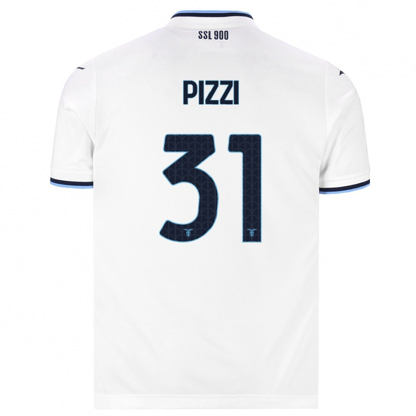 Danxen Kvinnor Giorgia Pizzi #31 Vit Marinblå Bortatröja Matchtröjor 2026/27 Tröjor T-Tröja