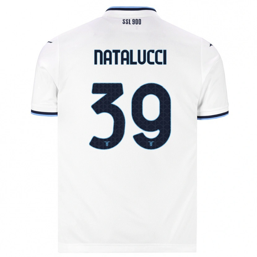 Danxen Kvinnor Serena Natalucci #39 Vit Marinblå Bortatröja Matchtröjor 2026/27 Tröjor T-Tröja