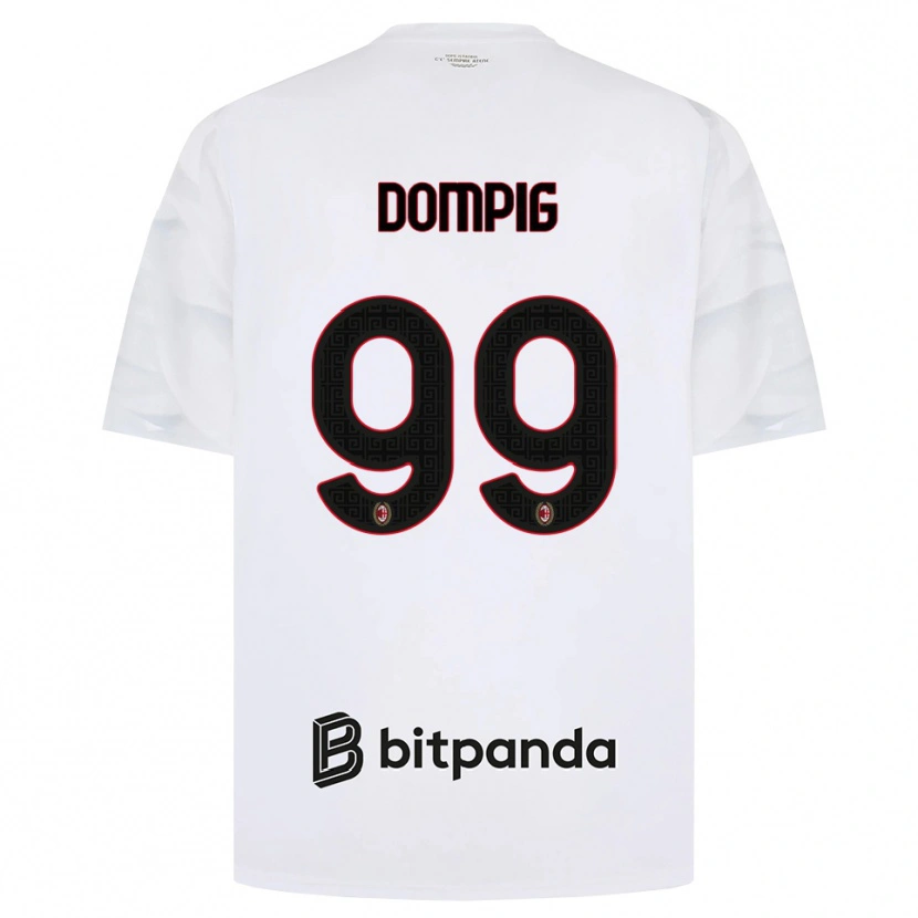 Danxen Kvinnor Chanté Dompig #99 Vit Röd Svart Bortatröja Matchtröjor 2026/27 Tröjor T-Tröja