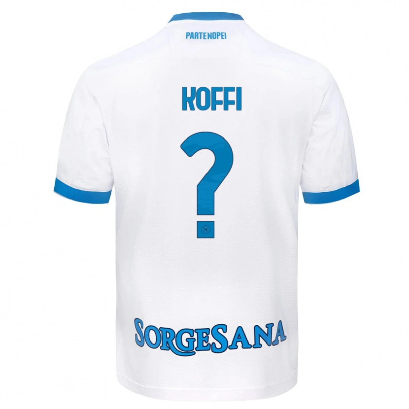 Danxen Kvinnor Cedrick Koffi #0 Vit Himmelblå Bortatröja Matchtröjor 2026/27 Tröjor T-Tröja