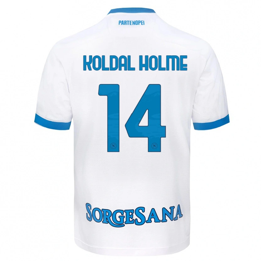 Danxen Kvinnor Madelen Koldal Holme #14 Vit Himmelblå Bortatröja Matchtröjor 2026/27 Tröjor T-Tröja