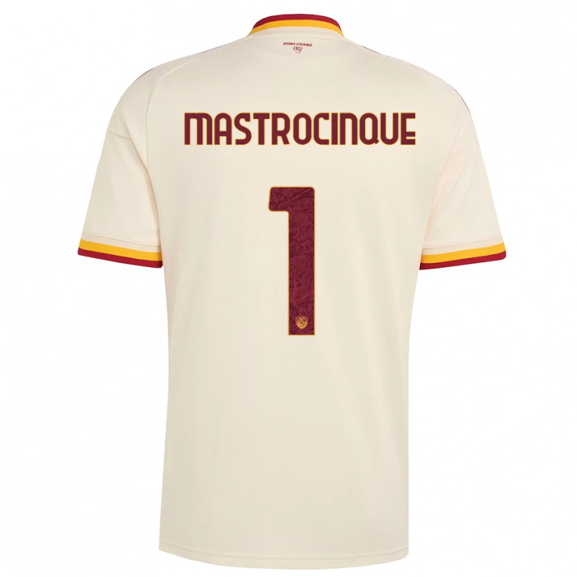 Danxen Kvinnor Luca Mastrocinque #1 Champagne Röd Gul Bortatröja Matchtröjor 2026/27 Tröjor T-Tröja