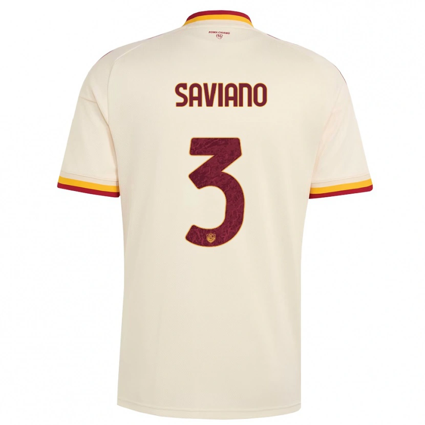 Danxen Kvinnor Giuseppe Saviano #3 Champagne Röd Gul Bortatröja Matchtröjor 2026/27 Tröjor T-Tröja