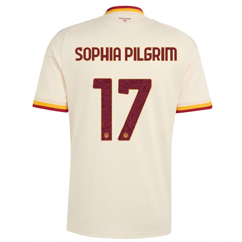 Danxen Kvinnor Alayah Sophia Pilgrim #17 Champagne Röd Gul Bortatröja Matchtröjor 2026/27 Tröjor T-Tröja