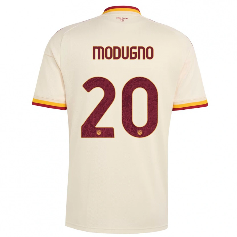 Danxen Kvinnor Emanuele Modugno #20 Champagne Röd Gul Bortatröja Matchtröjor 2026/27 Tröjor T-Tröja