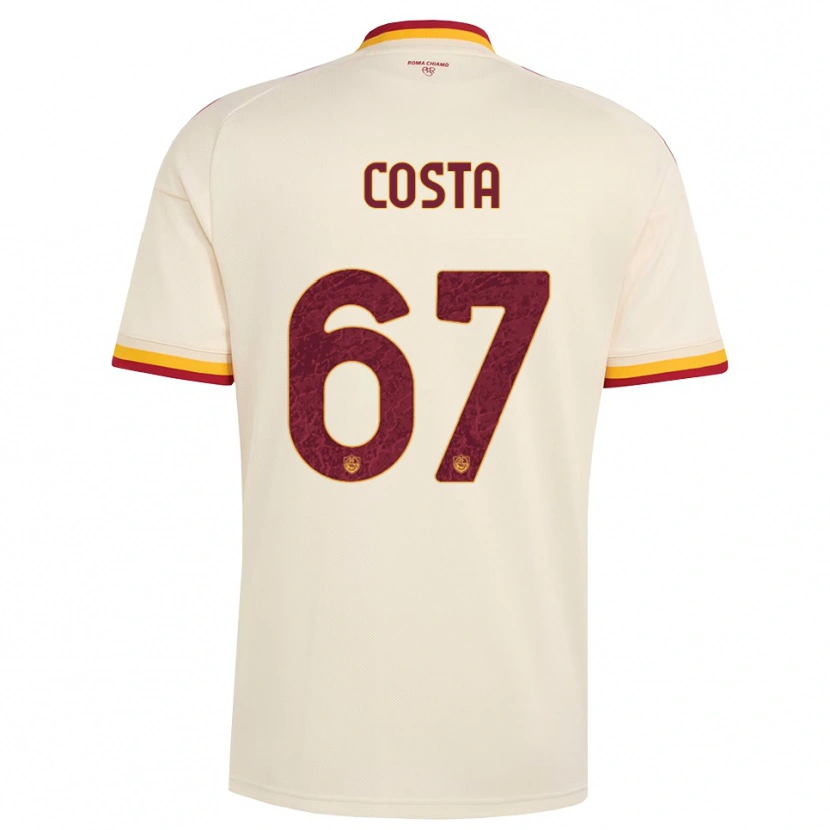 Danxen Kvinnor João Costa #67 Champagne Röd Gul Bortatröja Matchtröjor 2026/27 Tröjor T-Tröja