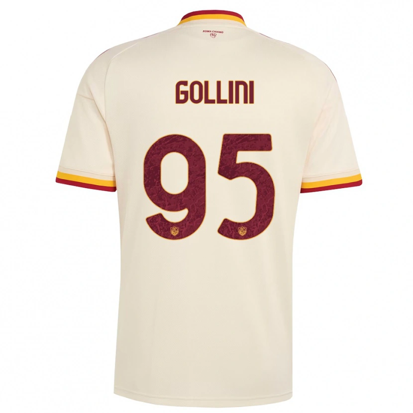 Danxen Kvinnor Pierluigi Gollini #95 Champagne Röd Gul Bortatröja Matchtröjor 2026/27 Tröjor T-Tröja