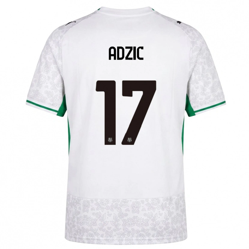 Danxen Kvinnor Vasilije Adžić #17 Vit Svart Grön Bortatröja Matchtröjor 2026/27 Tröjor T-Tröja