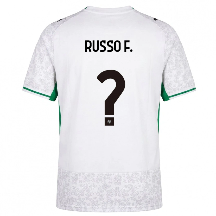 Danxen Kvinnor Flavio Russo #0 Vit Svart Grön Bortatröja Matchtröjor 2026/27 Tröjor T-Tröja