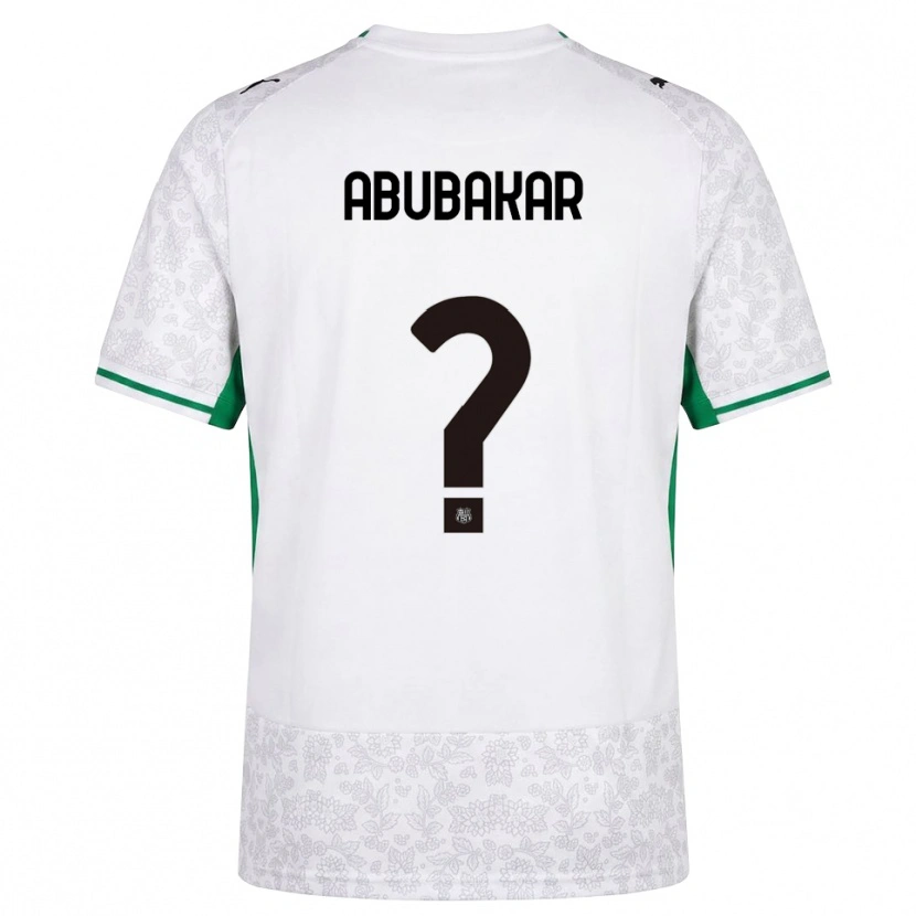 Danxen Kvinnor Salim Abubakar #0 Vit Svart Grön Bortatröja Matchtröjor 2026/27 Tröjor T-Tröja