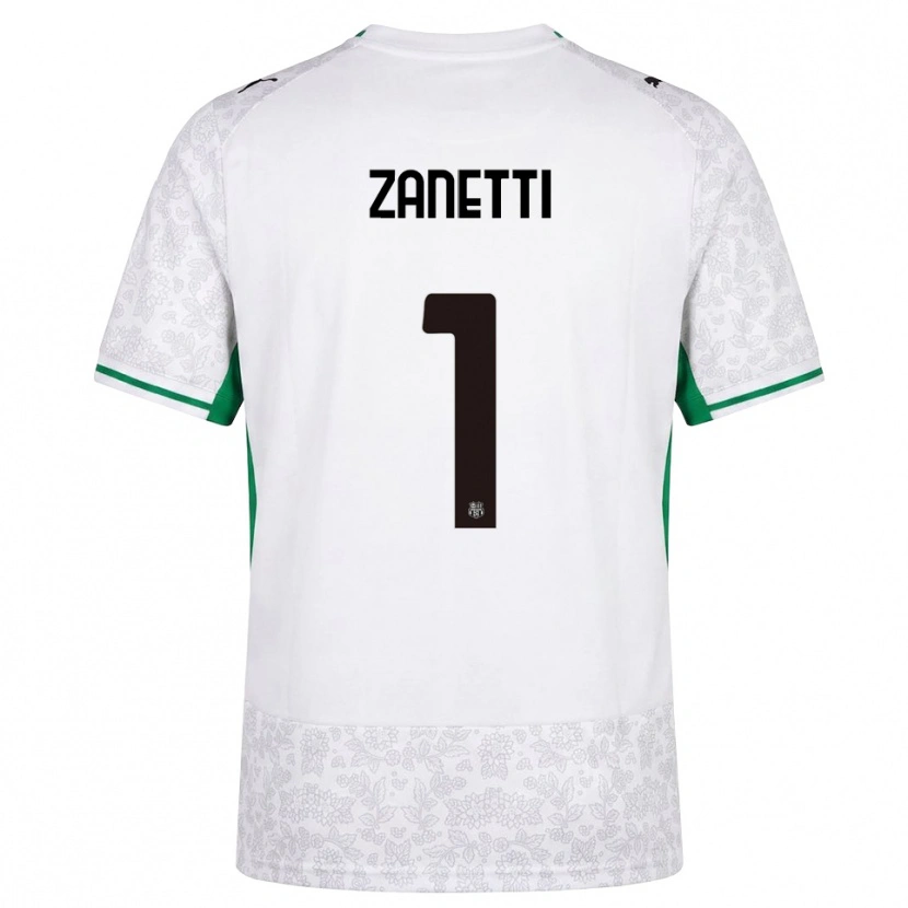 Danxen Kvinnor Ercole Zanetti #1 Vit Svart Grön Bortatröja Matchtröjor 2026/27 Tröjor T-Tröja