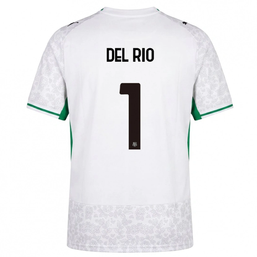 Danxen Kvinnor Davide Del Rio #1 Vit Svart Grön Bortatröja Matchtröjor 2026/27 Tröjor T-Tröja