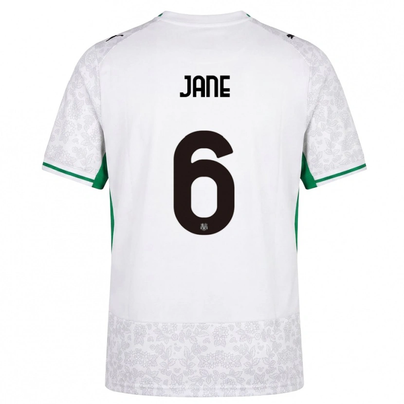 Danxen Kvinnor Refiloe Jane #6 Vit Svart Grön Bortatröja Matchtröjor 2026/27 Tröjor T-Tröja