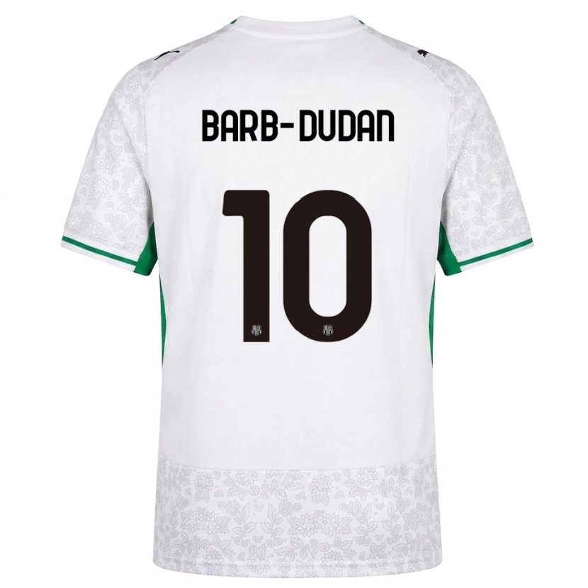 Danxen Kvinnor Marco Barb-Dudan #10 Vit Svart Grön Bortatröja Matchtröjor 2026/27 Tröjor T-Tröja