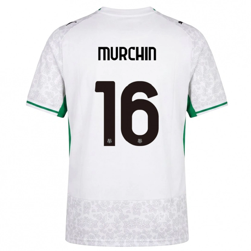 Danxen Kvinnor Adrian Murchin #16 Vit Svart Grön Bortatröja Matchtröjor 2026/27 Tröjor T-Tröja