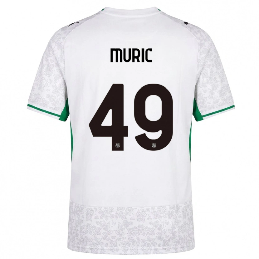 Danxen Kvinnor Arijanet Murić #49 Vit Svart Grön Bortatröja Matchtröjor 2026/27 Tröjor T-Tröja