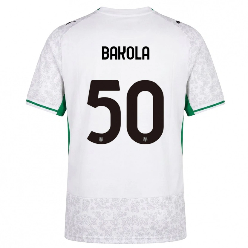 Danxen Kvinnor Darryl Bakola #50 Vit Svart Grön Bortatröja Matchtröjor 2026/27 Tröjor T-Tröja