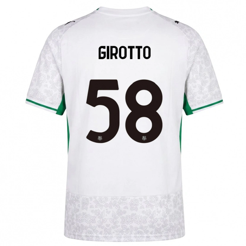 Danxen Kvinnor Emma Girotto #58 Vit Svart Grön Bortatröja Matchtröjor 2026/27 Tröjor T-Tröja