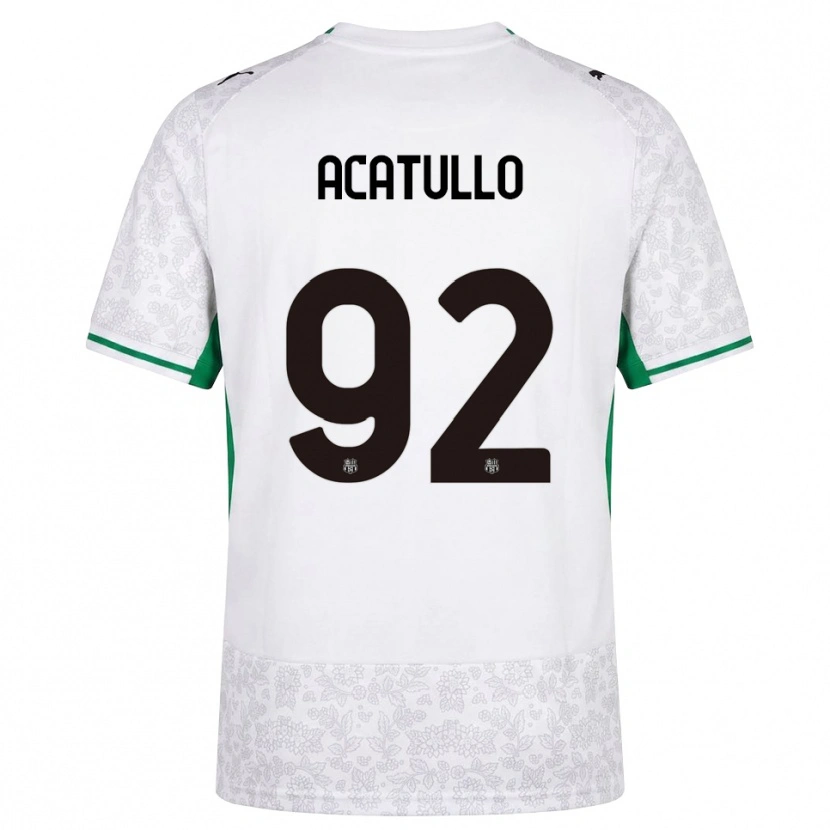Danxen Kvinnor Cristian Acatullo #92 Vit Svart Grön Bortatröja Matchtröjor 2026/27 Tröjor T-Tröja