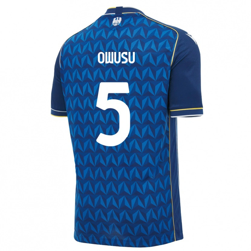 Danxen Kvinnor Robert Owusu #5 Kunglig Blå Vit Blå Bortatröja Matchtröjor 2026/27 Tröjor T-Tröja
