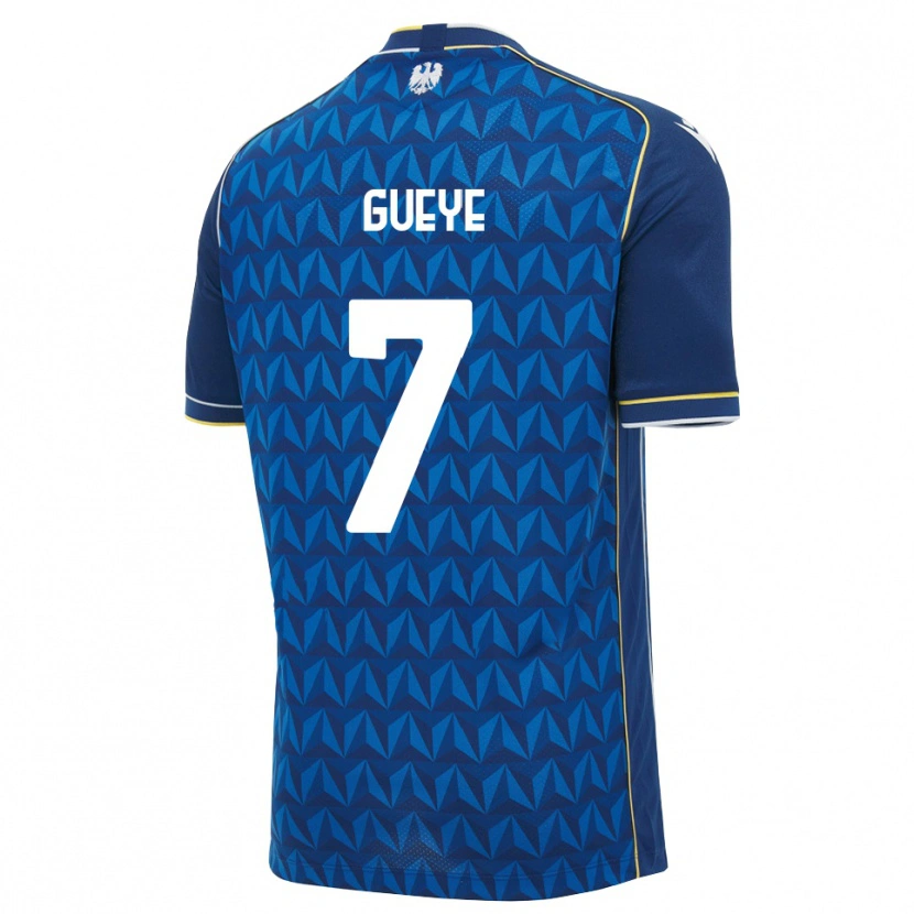 Danxen Kvinnor Idrissa Gueye #7 Kunglig Blå Vit Blå Bortatröja Matchtröjor 2026/27 Tröjor T-Tröja