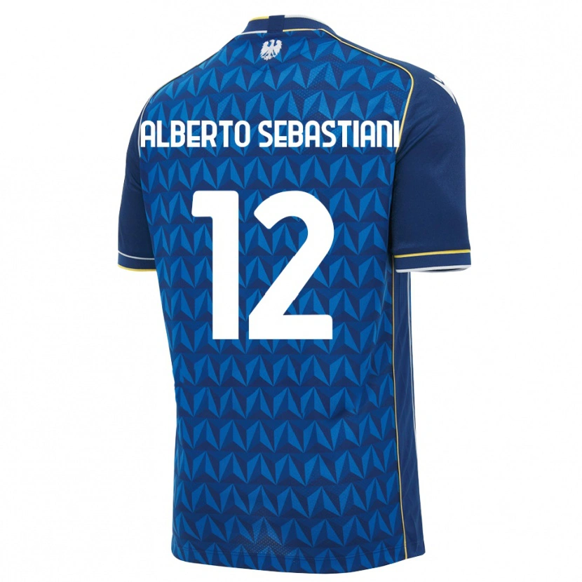 Danxen Kvinnor José Alberto Sebastiani #12 Kunglig Blå Vit Blå Bortatröja Matchtröjor 2026/27 Tröjor T-Tröja