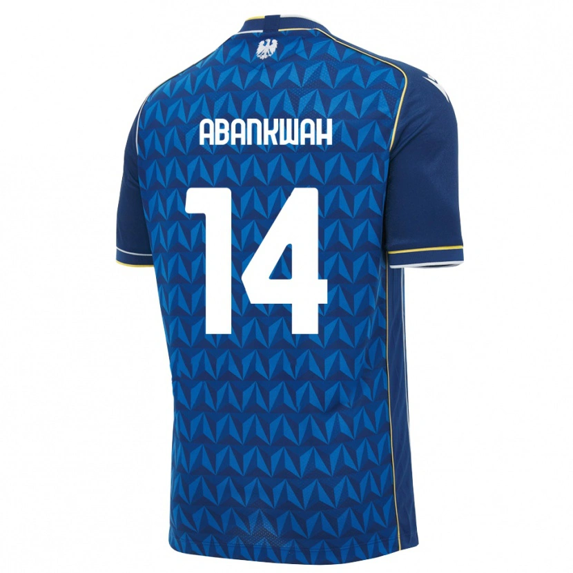 Danxen Kvinnor James Abankwah #14 Kunglig Blå Vit Blå Bortatröja Matchtröjor 2026/27 Tröjor T-Tröja