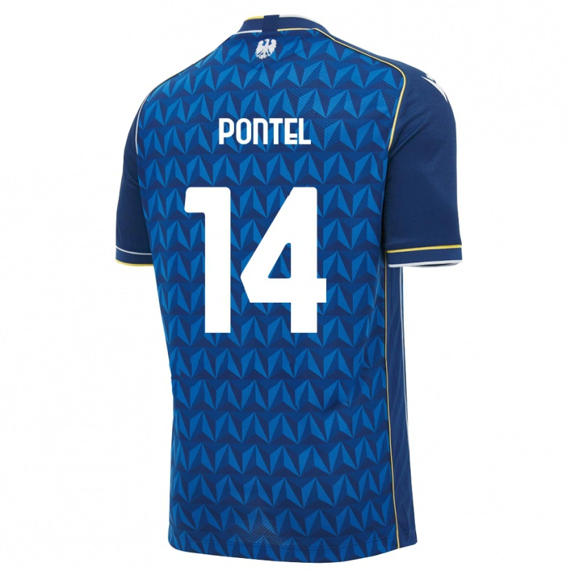 Danxen Kvinnor Simone Pontel #14 Kunglig Blå Vit Blå Bortatröja Matchtröjor 2026/27 Tröjor T-Tröja