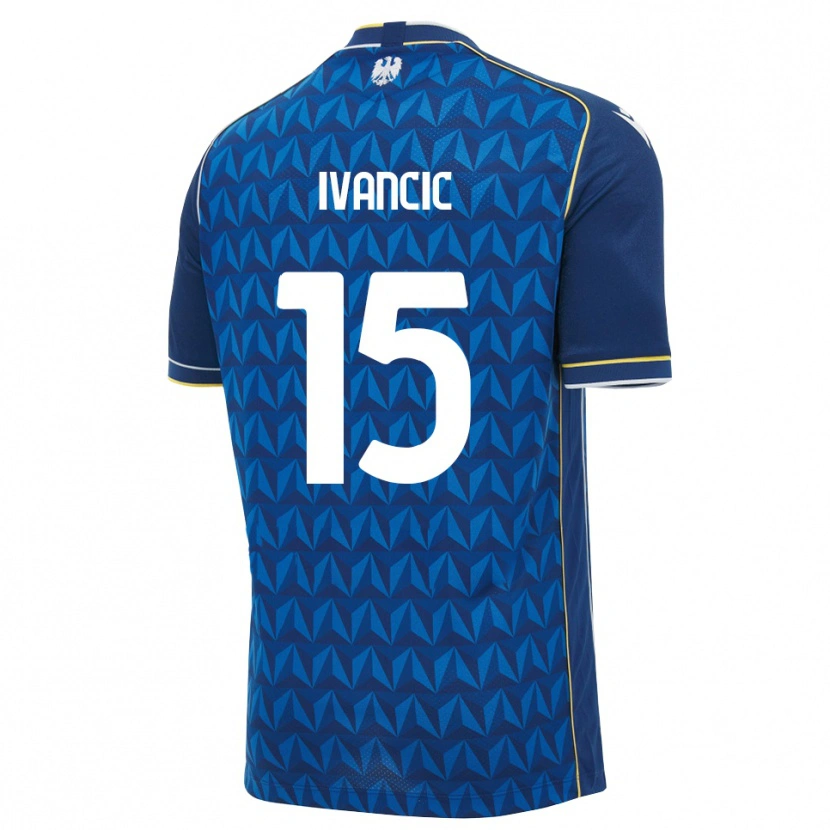 Danxen Kvinnor Val Ivancic #15 Kunglig Blå Vit Blå Bortatröja Matchtröjor 2026/27 Tröjor T-Tröja