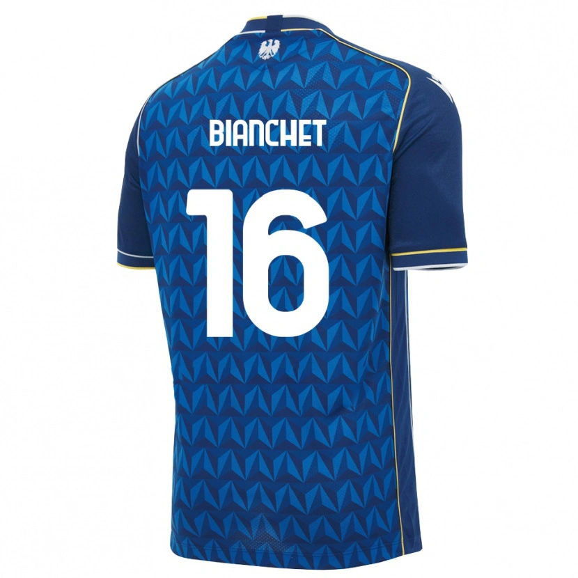 Danxen Kvinnor Alessandro Bianchet #16 Kunglig Blå Vit Blå Bortatröja Matchtröjor 2026/27 Tröjor T-Tröja