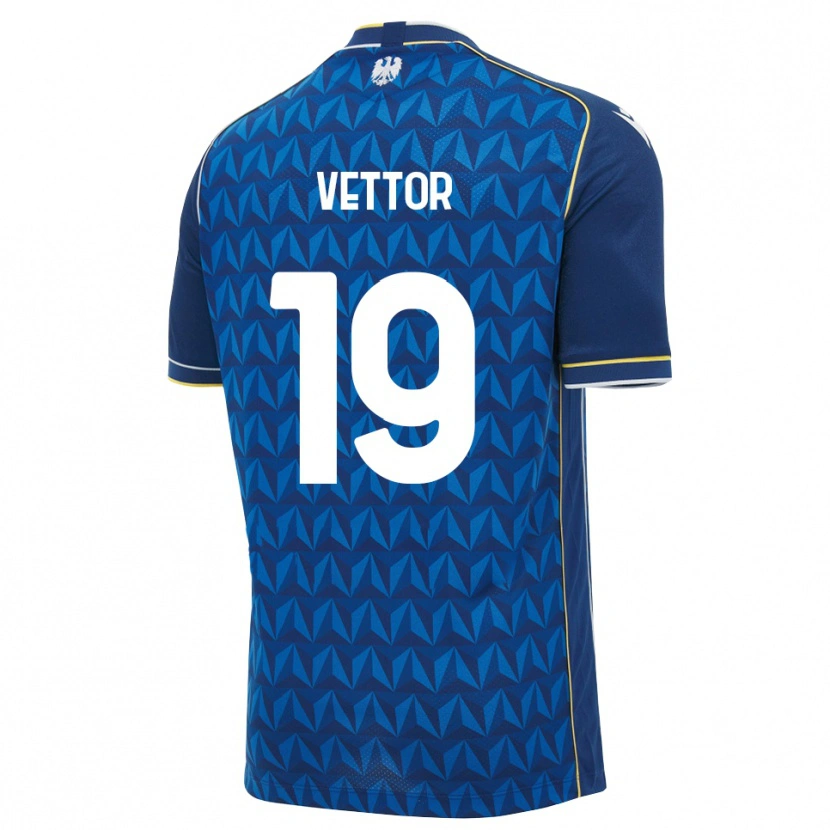 Danxen Kvinnor Marco Vettor #19 Kunglig Blå Vit Blå Bortatröja Matchtröjor 2026/27 Tröjor T-Tröja