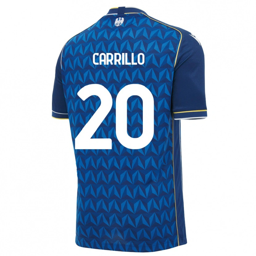 Danxen Kvinnor Pietro Carrillo #20 Kunglig Blå Vit Blå Bortatröja Matchtröjor 2026/27 Tröjor T-Tröja