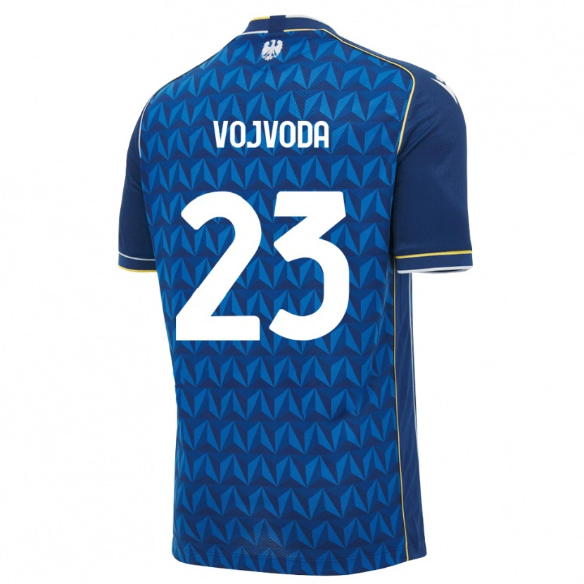 Danxen Kvinnor Mërgim Vojvoda #23 Kunglig Blå Vit Blå Bortatröja Matchtröjor 2026/27 Tröjor T-Tröja