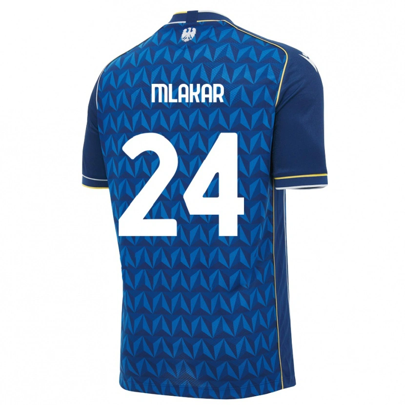 Danxen Kvinnor Lorenzo Mlakar #24 Kunglig Blå Vit Blå Bortatröja Matchtröjor 2026/27 Tröjor T-Tröja