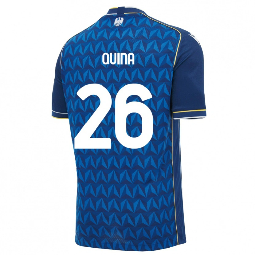 Danxen Kvinnor Domingos Quina #26 Kunglig Blå Vit Blå Bortatröja Matchtröjor 2026/27 Tröjor T-Tröja