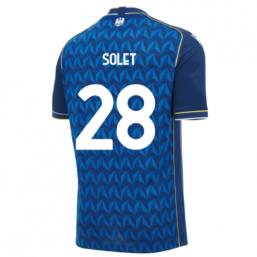 Danxen Kvinnor Oumar Solet #28 Kunglig Blå Vit Blå Bortatröja Matchtröjor 2026/27 Tröjor T-Tröja