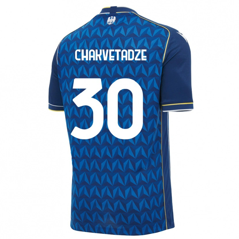 Danxen Kvinnor Giorgi Chakvetadze #30 Kunglig Blå Vit Blå Bortatröja Matchtröjor 2026/27 Tröjor T-Tröja