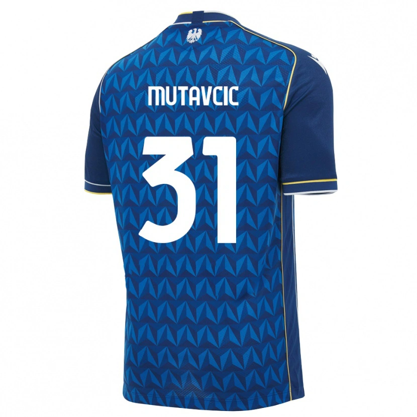 Danxen Kvinnor Jan Mutavcic #31 Kunglig Blå Vit Blå Bortatröja Matchtröjor 2026/27 Tröjor T-Tröja