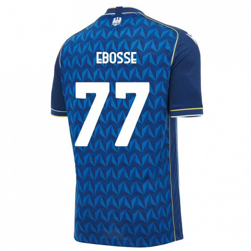 Danxen Kvinnor Enzo Ebosse #77 Kunglig Blå Vit Blå Bortatröja Matchtröjor 2026/27 Tröjor T-Tröja