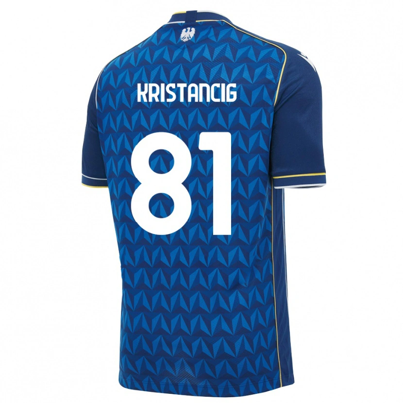 Danxen Kvinnor Luca Kristancig #81 Kunglig Blå Vit Blå Bortatröja Matchtröjor 2026/27 Tröjor T-Tröja